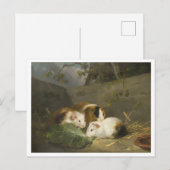 Cavia's schilderij van George Morland Briefkaart (Voorkant / Achterkant)