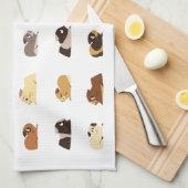 Cavia's Theedoek (Quarter Fold)