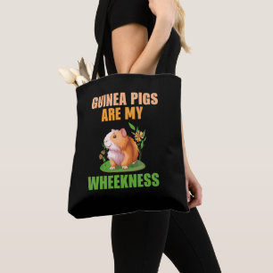 Cavia's zijn mijn kruiper op zwart draagtas