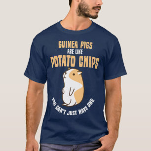 Cavia's zijn net zoals aardappelchips die geen één t-shirt