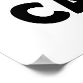 Caving - Cave Spelunking Speleology Poster (Hoek)