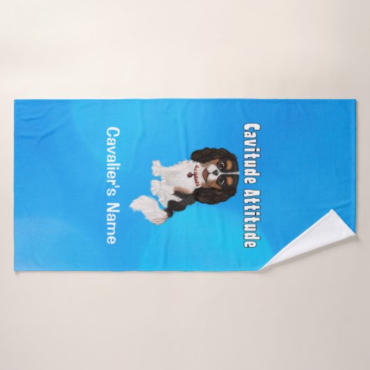 Cavitude Cavalier Tri Colorée (Serviette de bain)