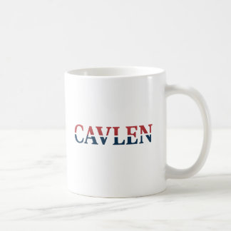 CAVLEN Gradient Logo Mug - Modern Red and Blue Des