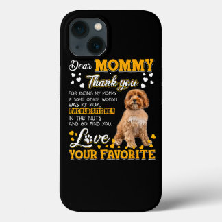 Cavoodle Beste mama bedankt dat je mijn mama bent iPhone 13 Hoesje