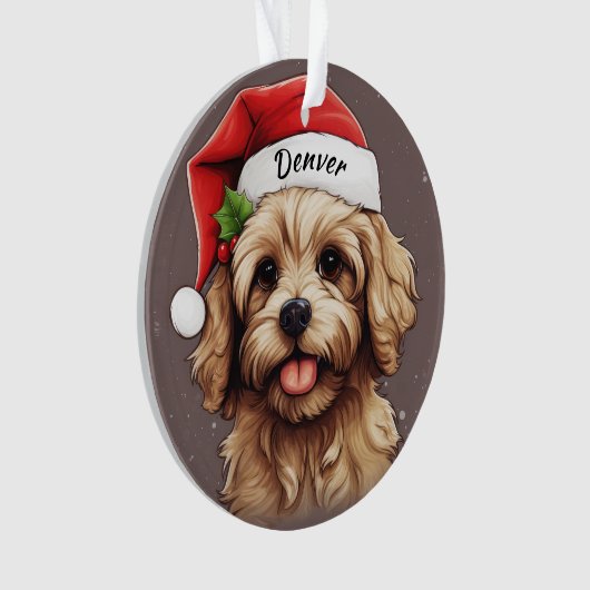 Cavoodle Custom Christmas Ornament (devant)