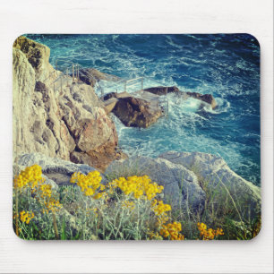 Cavtat Rocky Beach Ocean Uitzicht Holiday Muismat