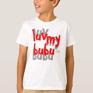cavu divifiji luv my bubu kinder t-shirt