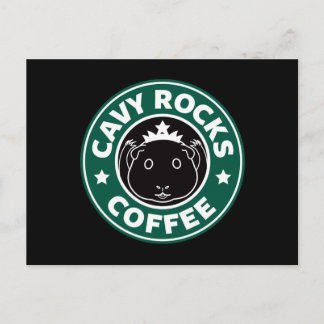 Cavy Rocks Coffee Briefkaart