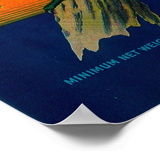 Caw Apple Crate LabelMedford, OF Poster (Hoek)