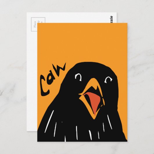 Caw Briefkaart (Voorkant / Achterkant)