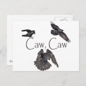 Caw Caw Briefkaart (Voorkant / Achterkant)