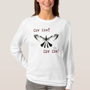 Caw Caw-Shirt met lange hoes T-shirt
