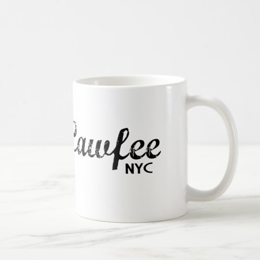 Cawfee New York grappige mok koffie (Rechts)