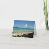 Cay van de Bahamas notakaart, spatie Kaart (Voorkant)
