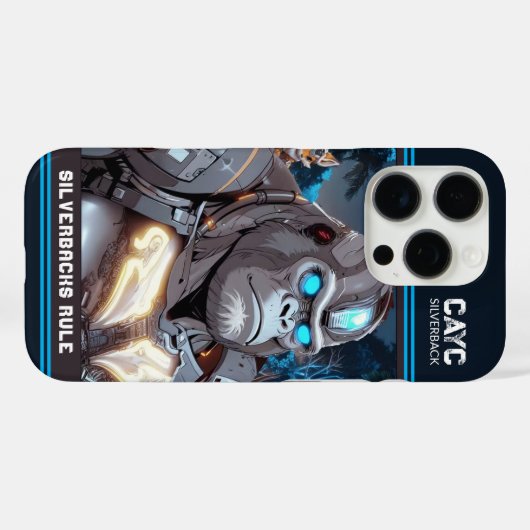 CAYC Silverbacks Rule Case-Mate iPhone Case (Achterkant (horizontaal))