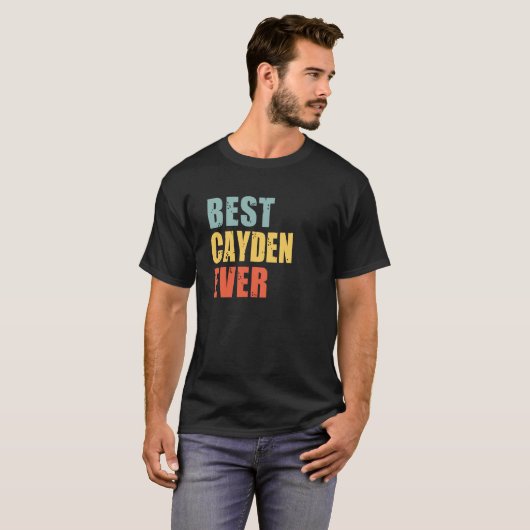 Cayden Best Ever Cayden T-shirt (Voorkant volledig)