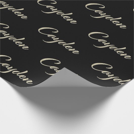Cayden Vorname Name edles Geschenkpapier Papier (Hoek)
