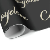 Cayden Vorname Name edles Geschenkpapier Papier (Rol Hoek)