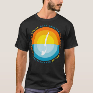 Caye Caulker Belize Graphic Sunset T T-shirt