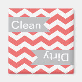 Cayenne Chevron Clean - Magnets de lave-vaisselle (Devant)