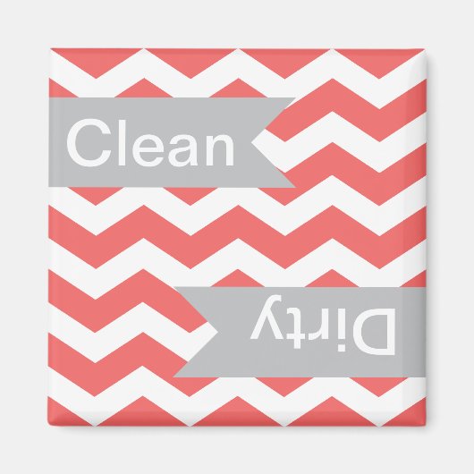 Cayenne Chevron Clean - Magnets de lave-vaisselle  (Devant)