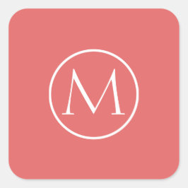 Cayenne Elegant Vierkante Sticker