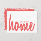 Cayenne et invitation blanc de pendaison de (Devant / Derrière)