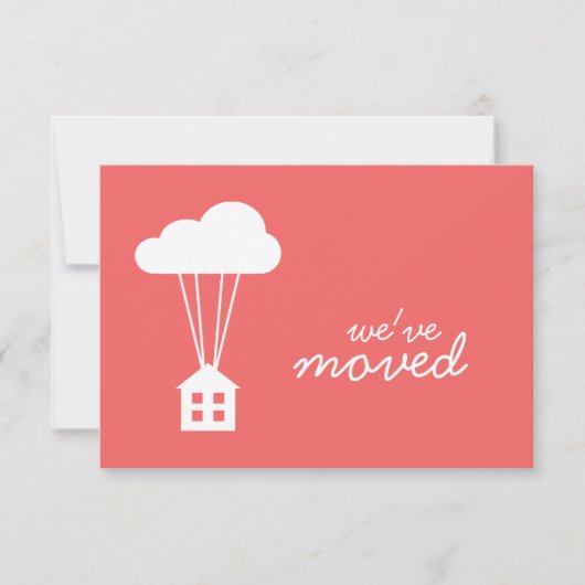 Cayenne House & Cloud Housewarming Uitnodigen Kaart (Voorkant)