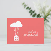 Cayenne House & Cloud Housewarming Uitnodigen Kaart (Staand voorkant)