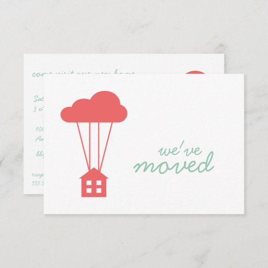 Cayenne House & Cloud Invitation de chauffage dome (Devant / Derrière)