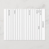 Cayenne Pepper Materia Medica Kruidenstudie Kaart (Achterkant)