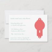 Cayenne Porte Knob Invitation de la Fête du réchau (Dos)