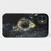 Cayman Crocodile Oeil Reptile iPhone 5 Coque (Dos (Horizontal))