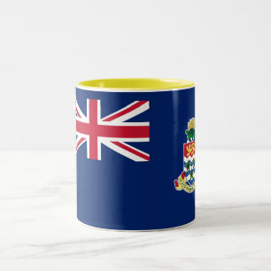 Cayman-eilanden Vlag Tweekleurige Koffiemok