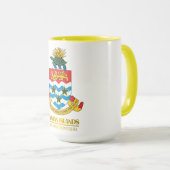 Caymaneilanden COA Mok (Voorkant rechts)