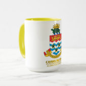 Caymaneilanden COA Mok (Voorkant links)
