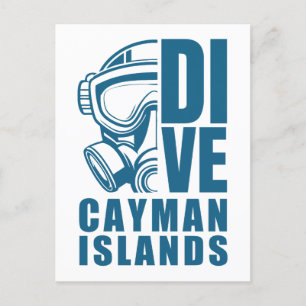 Caymaneilanden duiken briefkaart