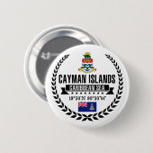 Caymaneilanden Ronde Button 5,7 Cm (Voorkant /achterkant)