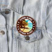 Caymaneilanden Ronde Button 7,6 Cm (In situ)