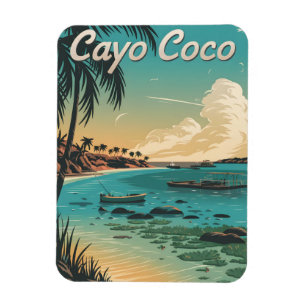Cayo Coco Cuba Vintage Magneet