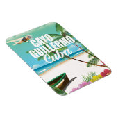 Cayo Guillermo strand vakantieposter Magneet (Rechterzijde)