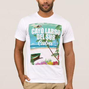 Cayo Largo del Sur strand vakantieposter T-shirt