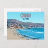 Cayucos California Central Coast Briefkaart (Voorkant / Achterkant)