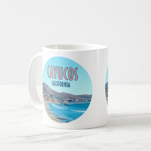 Cayucos California Central Coast Koffiemok (Voorkant links)
