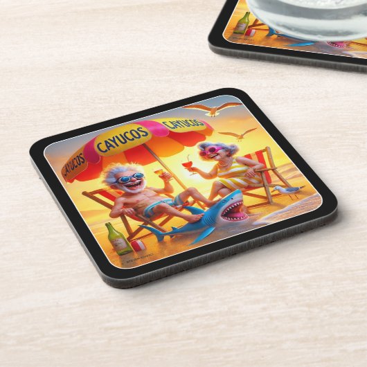 CAYUCOS LEGENDES. BIER ONDERZETTER (Linkerzijde)