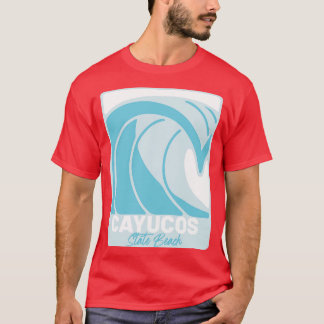 Cayucos State Beach Californië Atlantische Oceaan  T-shirt
