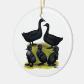 Cayuga Duck Keramisch Ornament (Links)