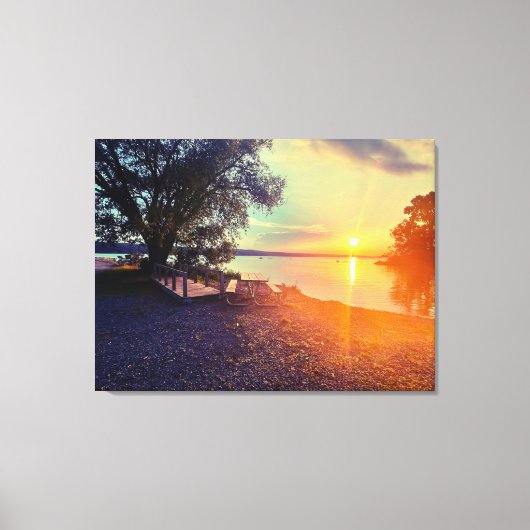 CAYUGA LAKE CANVAS PRINT (Voorkant)