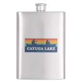 Cayuga Lake New York Canoe Flacon (Voorkant)