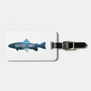 Cayuga Lake New Yorkse vis Bagagelabel